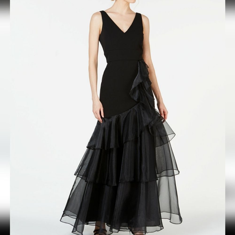 CARDALITE GALA GOWN MAKES A GRAND ENTRANCE  with DIPPING V-NECKLINES G1